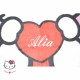 Plaid personnalisé Hello Kitty "Je t'aime"